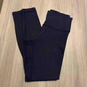Lululemon Leon SZ 8 Navy Blue Legging